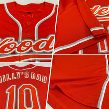 Charger l&#39;image dans la galerie, Custom Orange Orange-Gray Authentic Baseball Jersey
