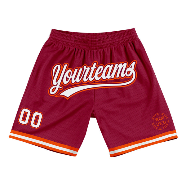 maroon basketball shorts