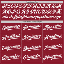 Load image into Gallery viewer, Custom Maroon White Mesh Authentic Throwback Baseball Jersey
