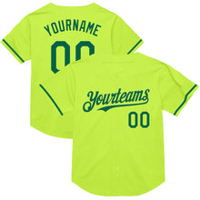 Laden Sie das Bild in den Galerie-Viewer, Custom Neon Green Kelly Green Mesh Authentic Throwback Baseball Jersey
