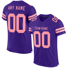 Загрузить изображение в средство просмотра галереи, Custom Purple Medium Pink Mesh Authentic Football Jersey
