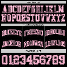 Load image into Gallery viewer, Custom Reversible Black Light Pink Double Side Authentic Basketball Jersey
