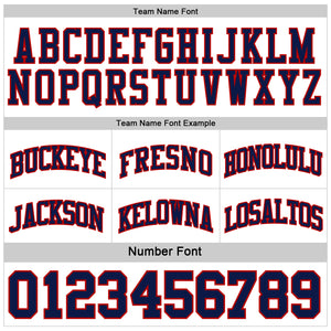 Custom Red Navy-White Reversible Double Side Basketball Jersey