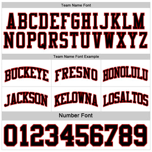 Custom Red Black-White Reversible Double Side Basketball Jersey