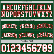 Load image into Gallery viewer, Custom Red White-Green Reversible Double Side Basketball Jersey
