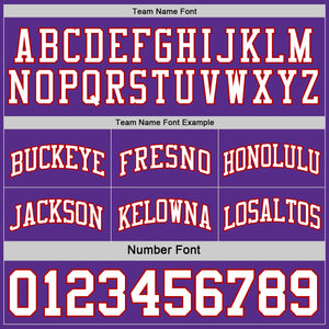 Custom Red White-Purple Reversible Double Side Basketball Jersey