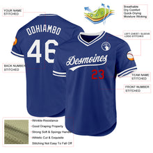 Laden Sie das Bild in den Galerie-Viewer, Custom Royal White-Red Authentic Throwback Baseball Jersey
