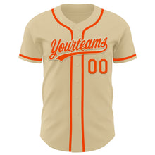 Laden Sie das Bild in den Galerie-Viewer, Custom Sand Orange Authentic Baseball Jersey
