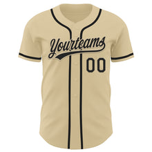 Charger l&#39;image dans la galerie, Custom Sand Black Authentic Baseball Jersey
