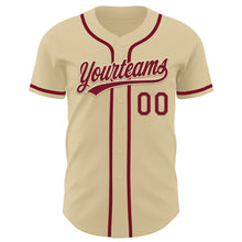 Charger l&#39;image dans la galerie, Custom Sand Crimson Authentic Baseball Jersey
