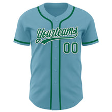 Загрузить изображение в средство просмотра галереи, Custom Shadow Blue Kelly Green-White Authentic Baseball Jersey
