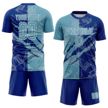 Загрузить изображение в средство просмотра галереи, Custom Graffiti Pattern Shadow Blue-Royal Scratch Sublimation Soccer Uniform Jersey
