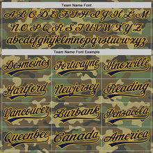 Charger l&#39;image dans la galerie, Custom Camo Navy-Gold Salute To Service Two-Button Unisex Softball Jersey
