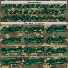 Charger l&#39;image dans la galerie, Custom Camo Kelly Green-Black Salute To Service Two-Button Unisex Softball Jersey
