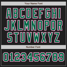 Load image into Gallery viewer, Custom Black Kelly Green-Pink Authentic Two Tone Baseball Jersey
