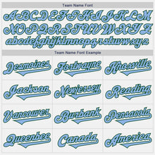 Charger l&#39;image dans la galerie, Custom White Light Blue-Green Authentic Two Tone Baseball Jersey
