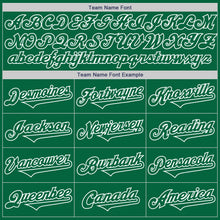 Load image into Gallery viewer, Custom Kelly Green White Authentic Two Tone Baseball Jersey
