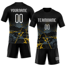 Загрузить изображение в средство просмотра галереи, Custom Black White Splash Sublimation Volleyball Uniform Jersey
