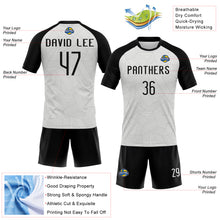 Charger l&#39;image dans la galerie, Custom White Black Abstract Line Sublimation Volleyball Uniform Jersey
