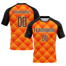 Laden Sie das Bild in den Galerie-Viewer, Custom Red Black-Yellow Geometric Shape Sublimation Volleyball Uniform Jersey
