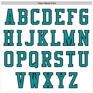 Custom White Teal-Black Authentic Baseball Jersey