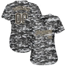 Laden Sie das Bild in den Galerie-Viewer, Custom Camo Steel Gray-Cream Authentic Salute To Service Baseball Jersey
