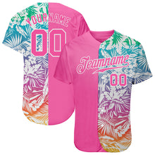 Laden Sie das Bild in den Galerie-Viewer, Custom 3D Pattern Design Tropical Palm Leaves Authentic Baseball Jersey
