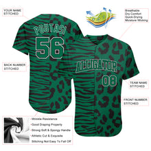 Load image into Gallery viewer, Custom 3D Pattern Design Leopard Skin Zebra Stripe Authentic Baseball Jersey
