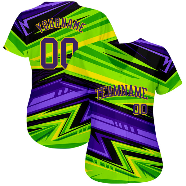 Cheap Custom Graffiti Pattern Purple-Orange 3D Scratch Authentic Baseball  Jersey Free Shipping – CustomJerseysPro