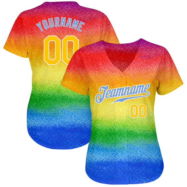 Lgbt Pride Cubs #23 Can Custom Unisex Baseball Jersey Printed All over 