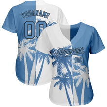 Загрузить изображение в средство просмотра галереи, Custom 3D Pattern Design Hawaii Coconut Trees Authentic Baseball Jersey
