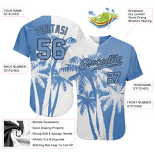 Загрузить изображение в средство просмотра галереи, Custom 3D Pattern Design Hawaii Coconut Trees Authentic Baseball Jersey
