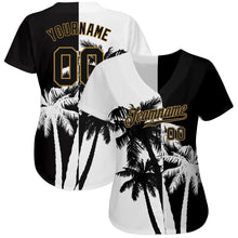 Загрузить изображение в средство просмотра галереи, Custom 3D Pattern Design Hawaii Coconut Trees Authentic Baseball Jersey
