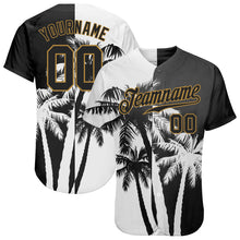 Загрузить изображение в средство просмотра галереи, Custom 3D Pattern Design Hawaii Coconut Trees Authentic Baseball Jersey
