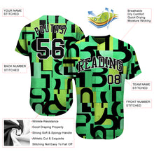 Laden Sie das Bild in den Galerie-Viewer, Custom 3D Pattern Design Music Festival Authentic Baseball Jersey
