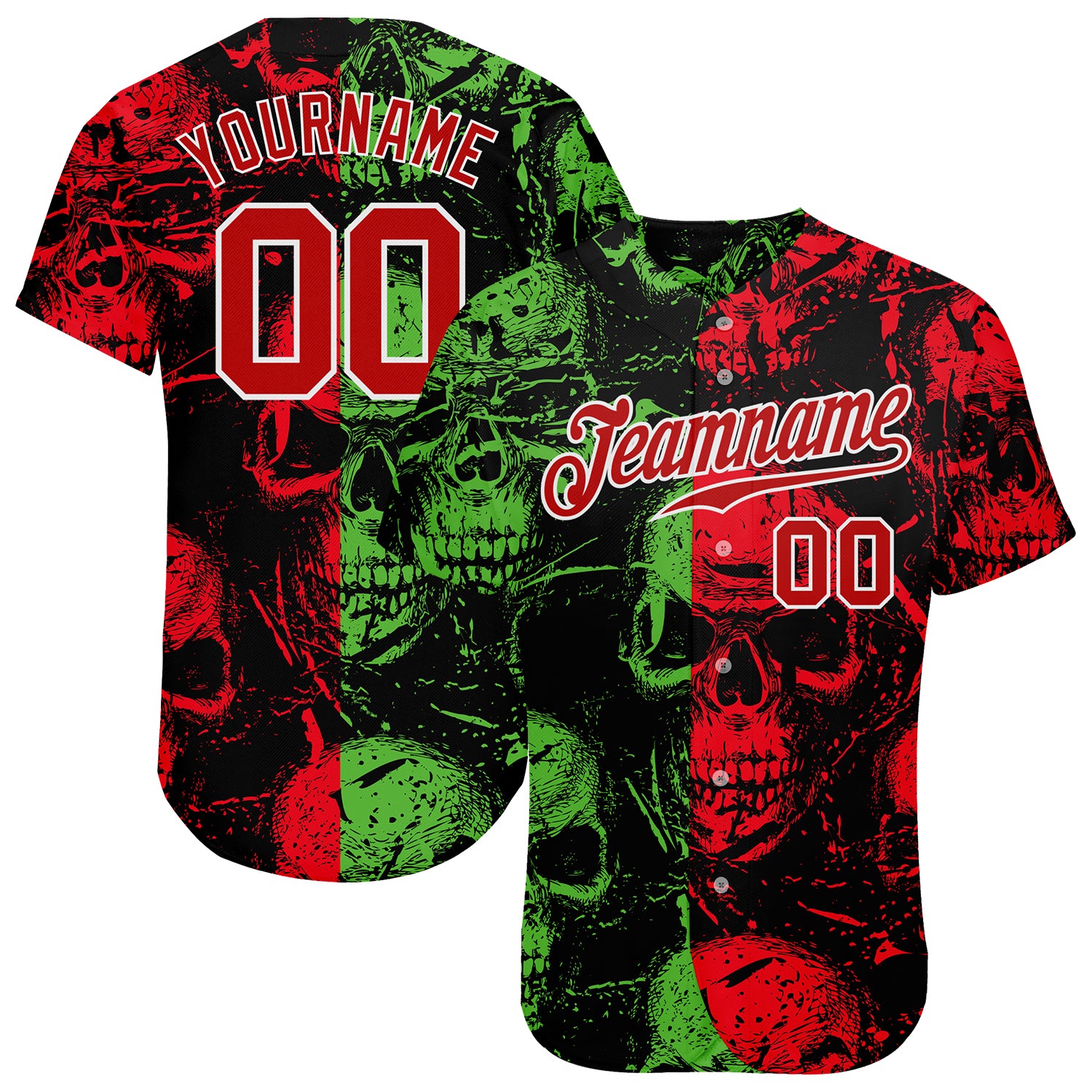 Custom Softball Jersey Red Black Authentic