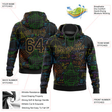 Загрузить изображение в средство просмотра галереи, Custom Stitched Black Black-Old Gold 3D Pattern Design Math Sports Pullover Sweatshirt Hoodie
