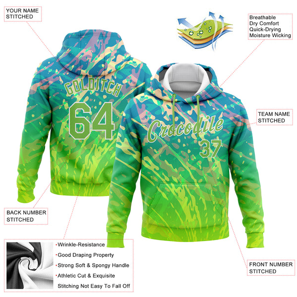 sublimated camo basketball hoodie - full-dye custom hoodies uniform