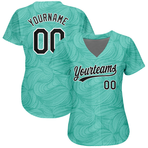 Cheap Custom Pink White Pinstripe Teal Authentic Baseball Jersey Free  Shipping – CustomJerseysPro