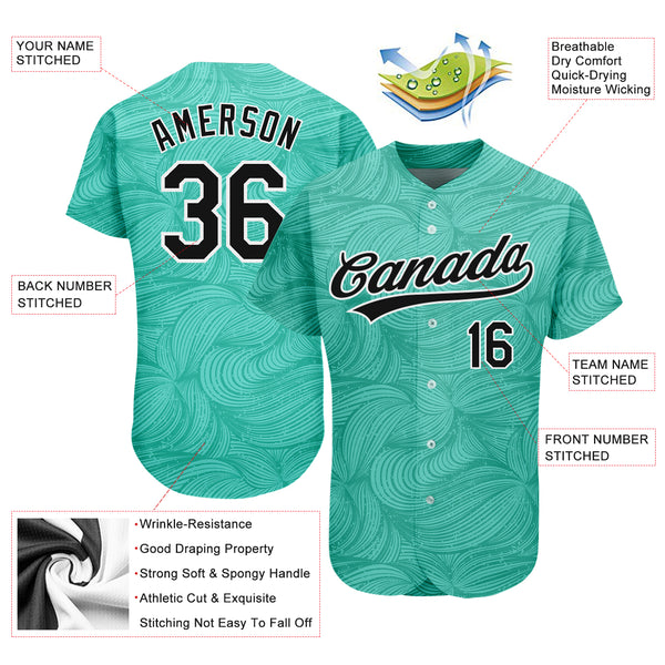 Toronto Blue Jays Custom Name & Number Baseball Jersey Best Gift For Men  And Women