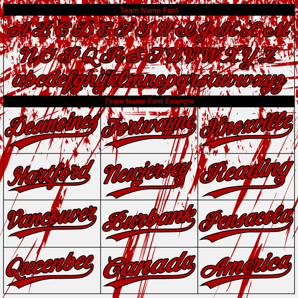 Cheap Custom Red Black-Red Authentic Baseball Jersey Free Shipping –  CustomJerseysPro