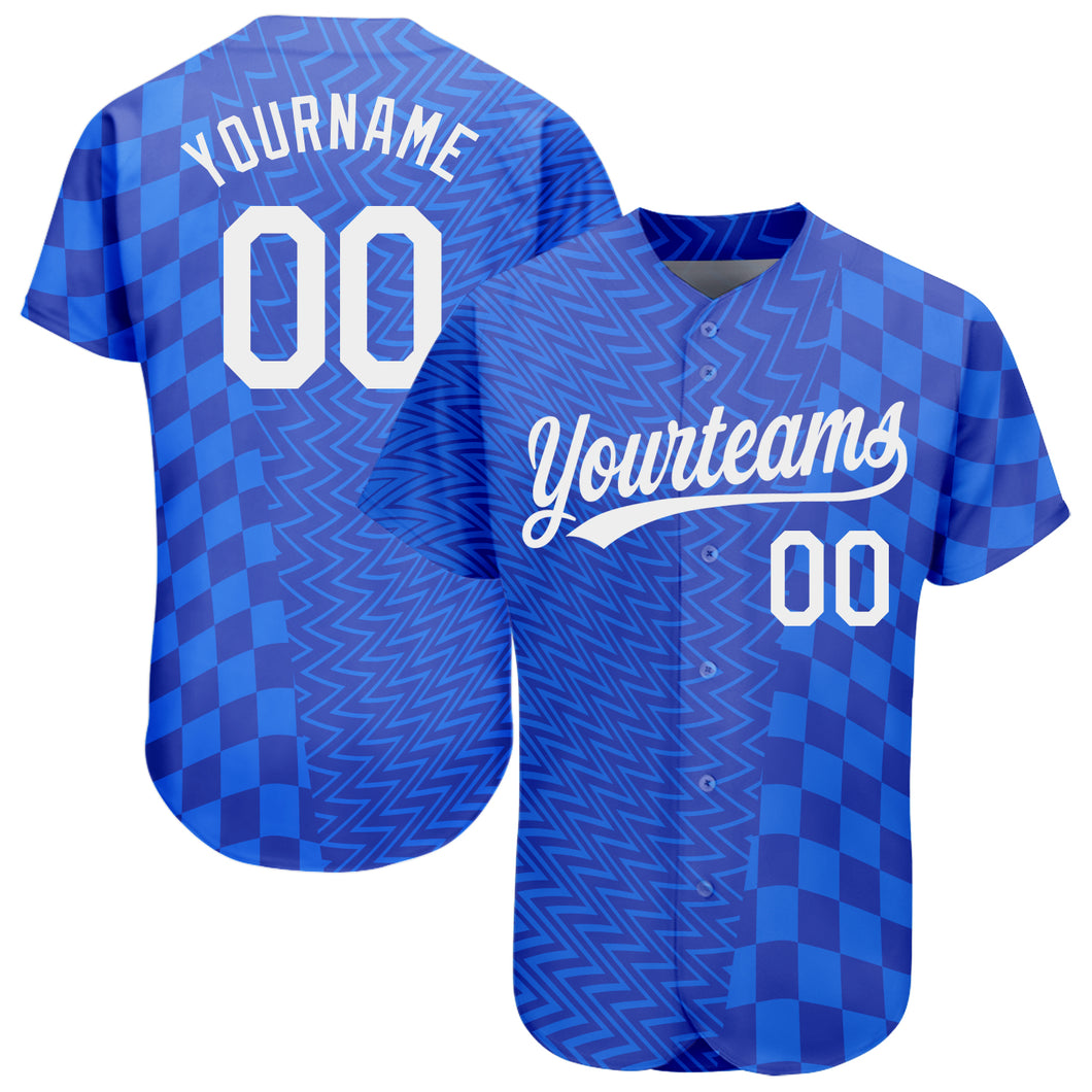 Custom Royal White-Light Blue Baseball Jersey – CustomJerseysPro