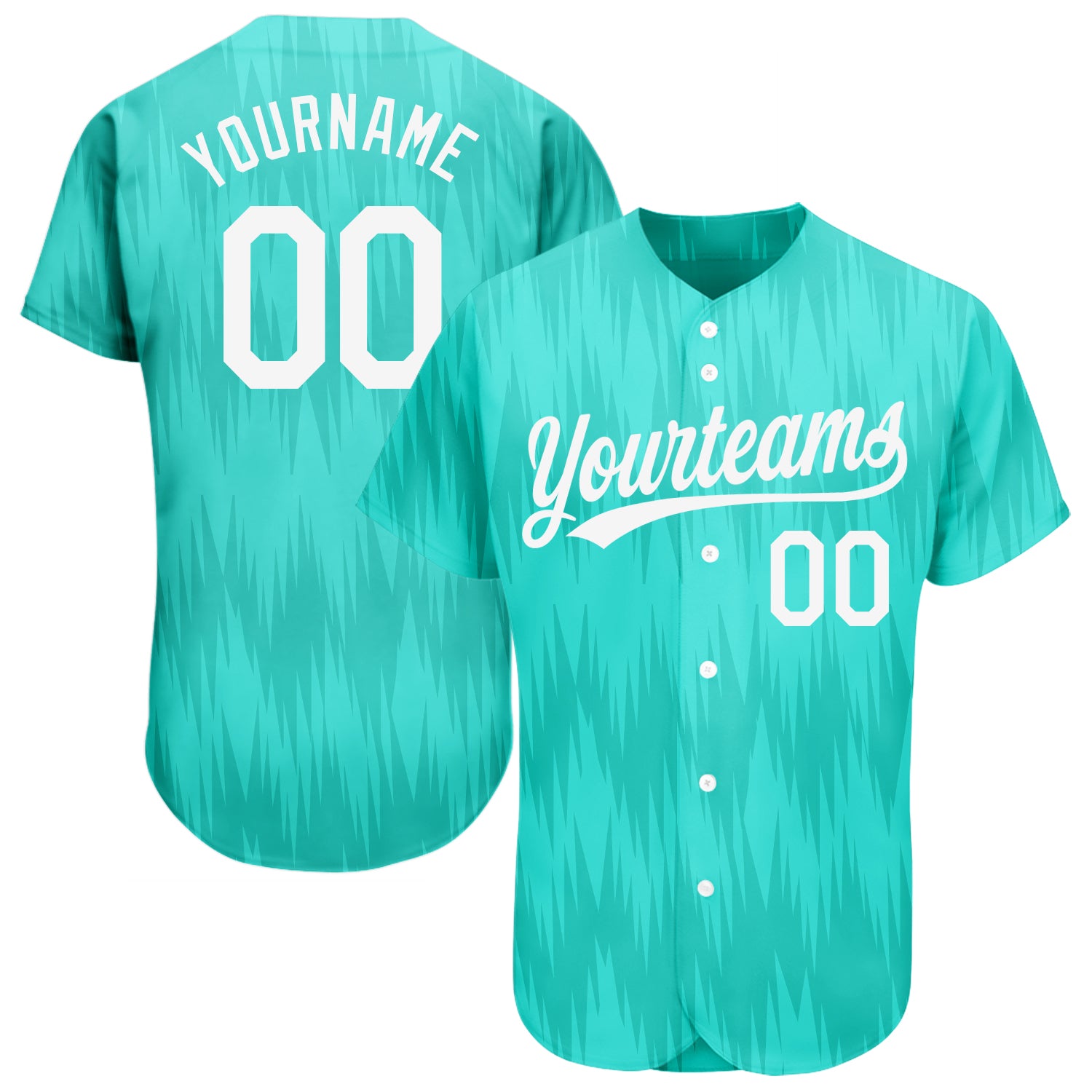 Cheap Custom Teal Navy-Kelly Green 3D Pattern Design Authentic Baseball  Jersey Free Shipping – CustomJerseysPro