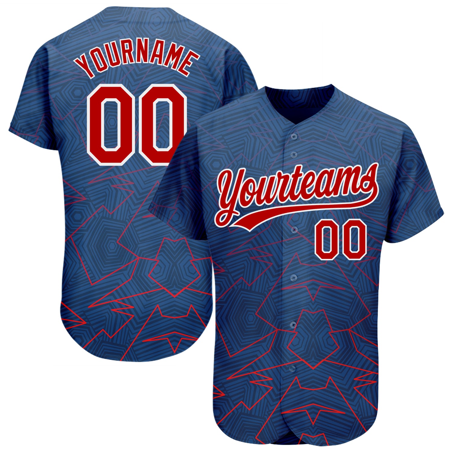 Custom Royal White-Light Blue Authentic Baseball Jersey – CustomJerseysPro