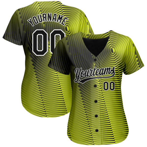 Cheap Custom 3D Pattern Design Fade Authentic Baseball Jersey Free Shipping  – CustomJerseysPro