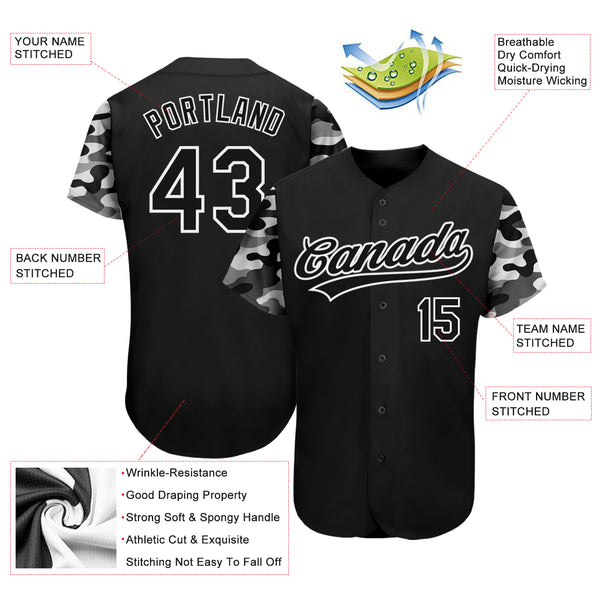 Cheap Custom Black Black-Gray Authentic Sleeveless Baseball Jersey Free  Shipping – CustomJerseysPro