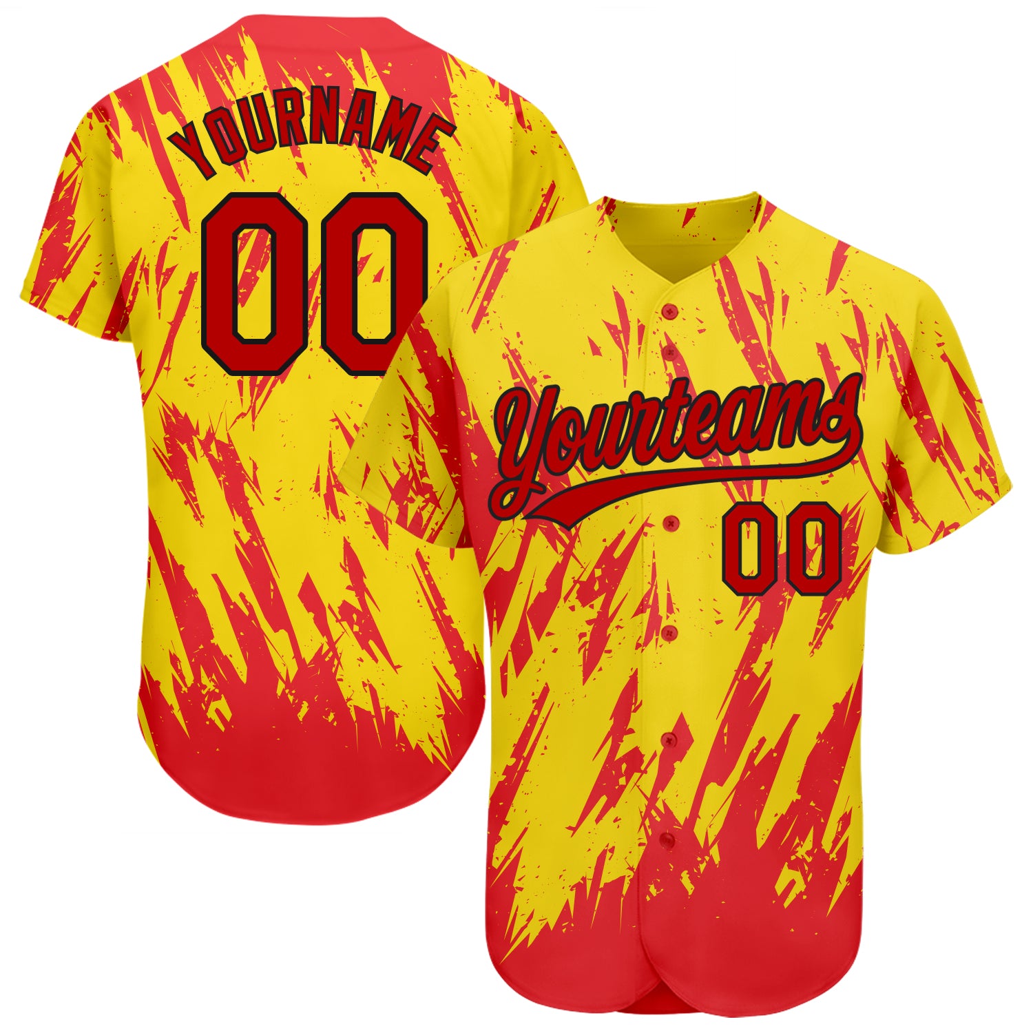 Custom Cream Cream-Red Authentic Baseball Jersey – CustomJerseysPro