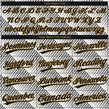 Laden Sie das Bild in den Galerie-Viewer, Custom White Black-Old Gold 3D Pattern Design Authentic Baseball Jersey
