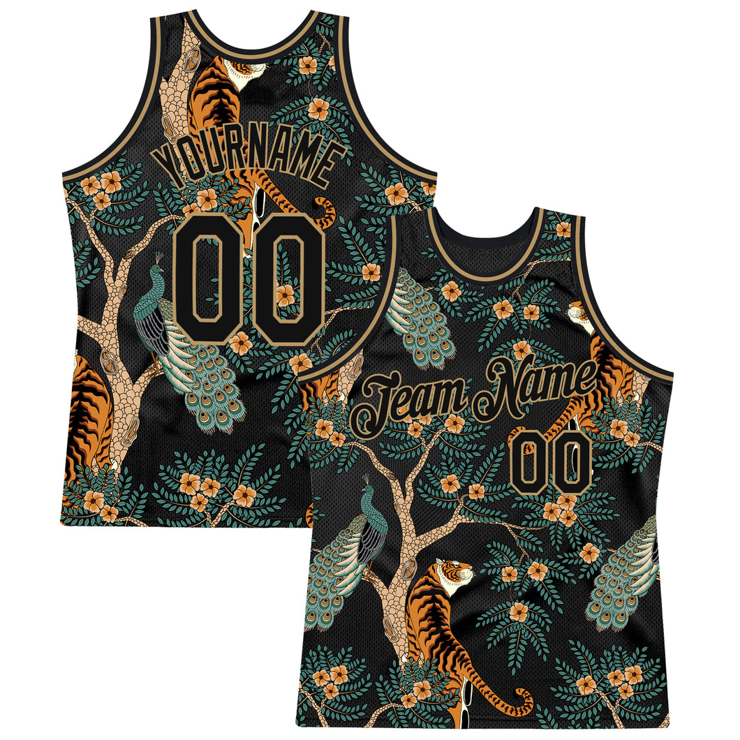 Tigers Custom Dye Sublimated Basketball Jersey