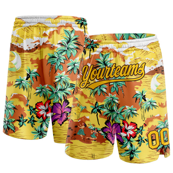 Hawaiian sale shorts basketball